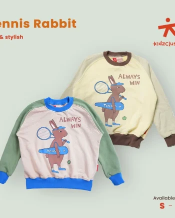 Sweater Anak Tennis Rabbit Sweatshirt