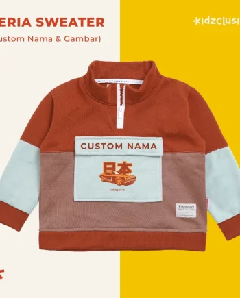 CUSTOM GAMBAR Ceria Sweater V.1 NAMA ATAU TULISAN MAX 8 HURUF