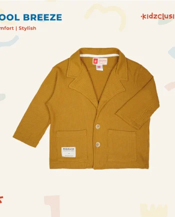 Blazer Oversize Anak Cool Breeze Mustard Premium Edition